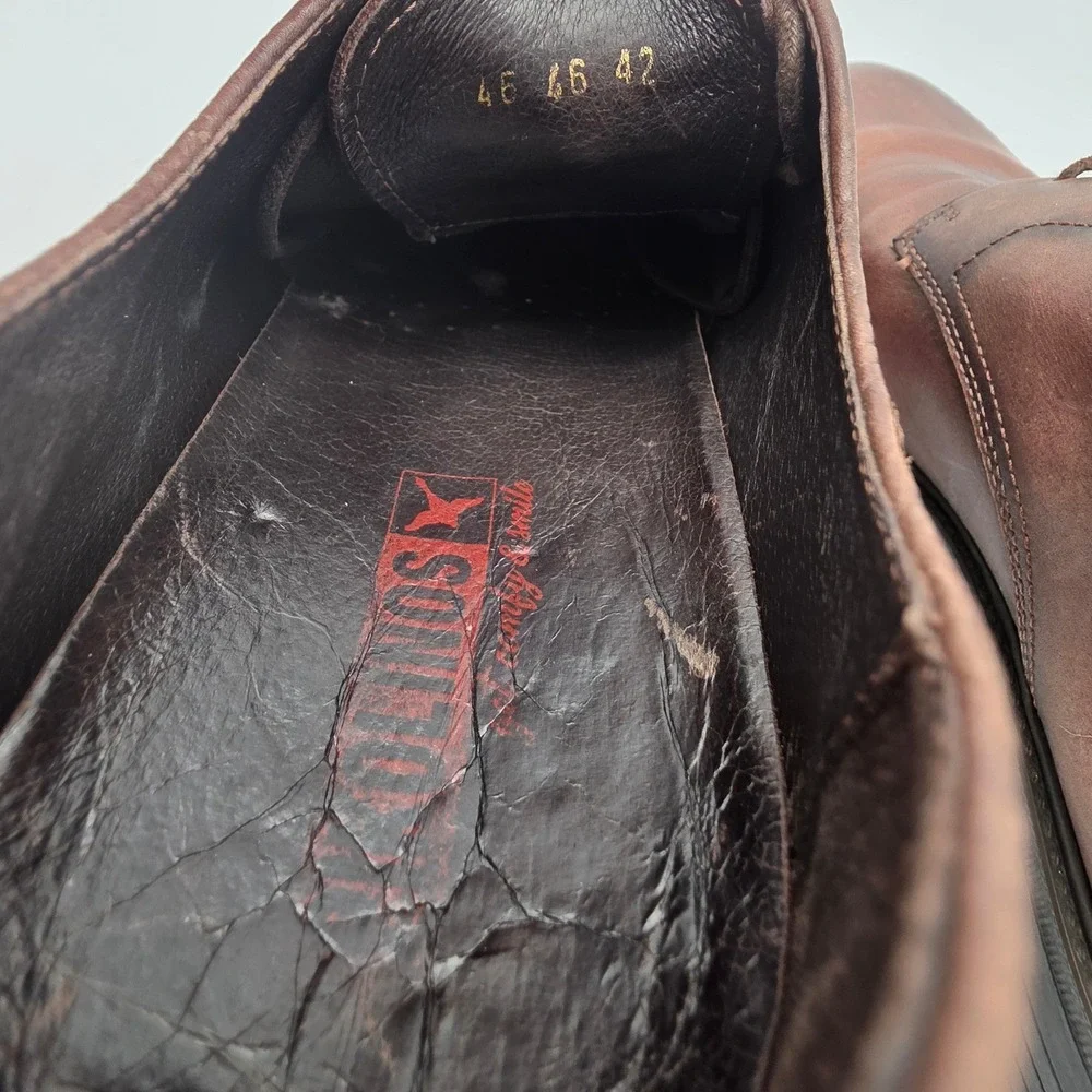 Pikolinos Derby Shoes‎ Men 42 9US Brown Leather Airgonemics Lace Up Dress Shoes